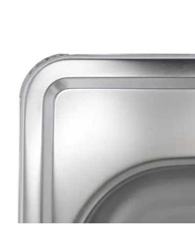 Мийка для кухні квадратна Zerix Z4848-06-160E Satin 480х480х160 мм з нержавіючої сталі