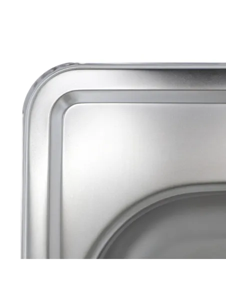Мойка для кухни квадратная Zerix Z4848-06-160E Satin 480х480х160 мм из нержавеющей стали
