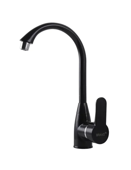 Смеситель для кухни Bravo BR-11-203L черный, пластик