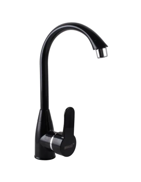 Смеситель для кухни Bravo BR-11-203L черный, пластик