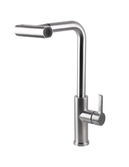 Смеситель для кухни Globus Lux Alpen SBT1-2044, с выдвижным изливом