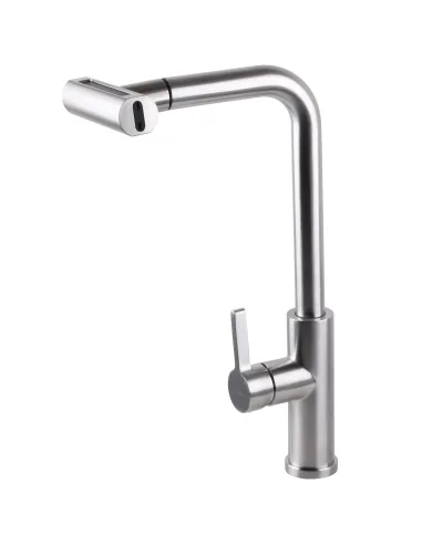 Смеситель для кухни Globus Lux Alpen SBT1-2044, с выдвижным изливом