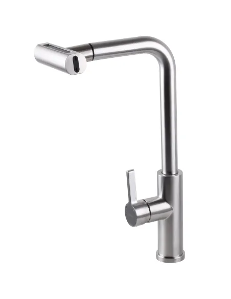 Смеситель для кухни Globus Lux Alpen SBT1-2044, с выдвижным изливом