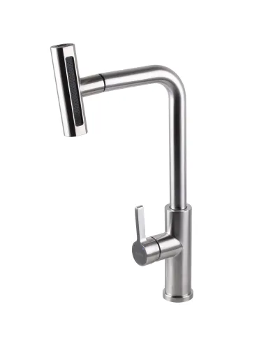 Змішувач для кухні Globus Lux Alpen SBT1-2044, з висувним виливом