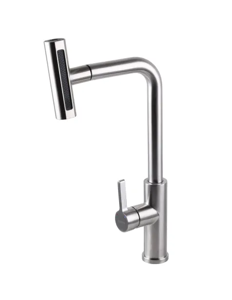 Змішувач для кухні Globus Lux Alpen SBT1-2044, з висувним виливом