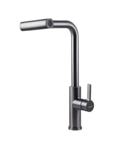 Змішувач для кухні Globus Lux Alpen SBT1-2044-GP, з висувним виливом
