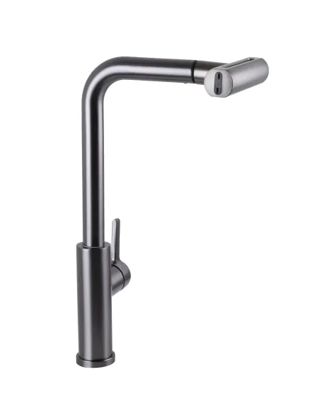 Змішувач для кухні Globus Lux Alpen SBT1-2044-GP, з висувним виливом