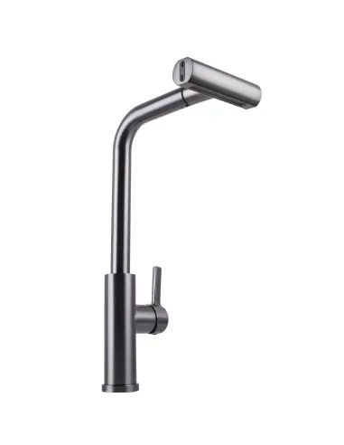 Смеситель для кухни Globus Lux Alpen SBT1-2044-GP, с выдвижным изливом