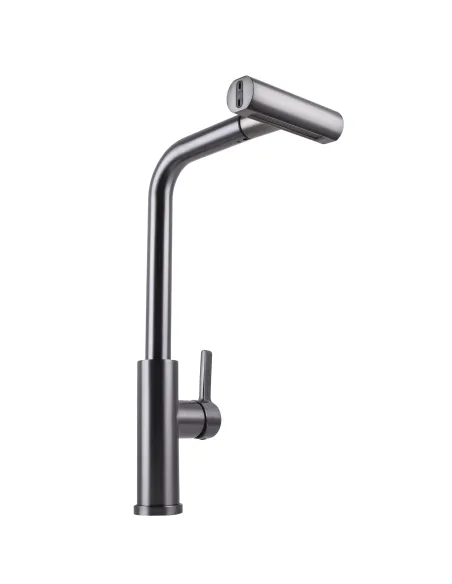 Змішувач для кухні Globus Lux Alpen SBT1-2044-GP, з висувним виливом