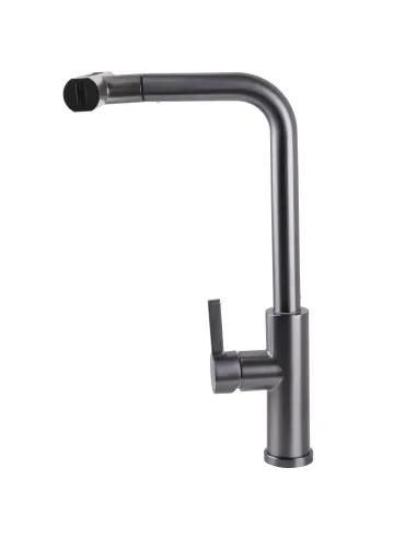 Змішувач для кухні Globus Lux Alpen SBT1-2044-GP, з висувним виливом