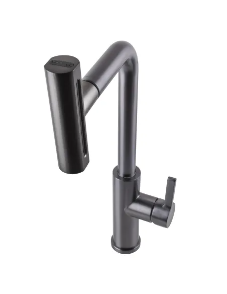 Смеситель для кухни Globus Lux Alpen SBT1-2044-GP, с выдвижным изливом