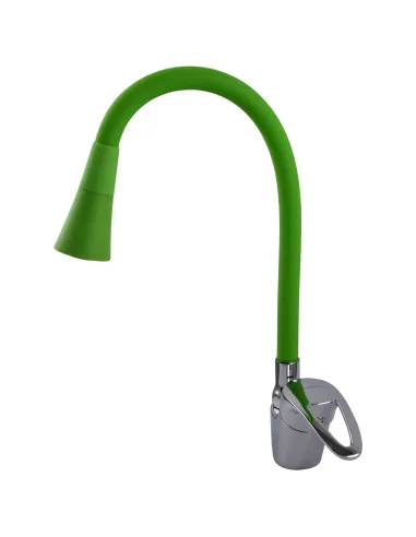 Смеситель для кухни с гибким изливом Globus Lux Caprice GLCA-0203SK-G05 зеленый