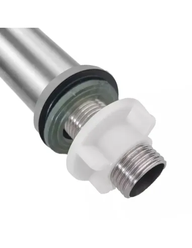 Монокран для умывальника Wezer SOL15-12, нержавеющая сталь