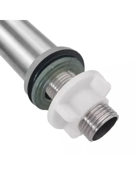 Монокран для умывальника Wezer SOL15-12, нержавеющая сталь