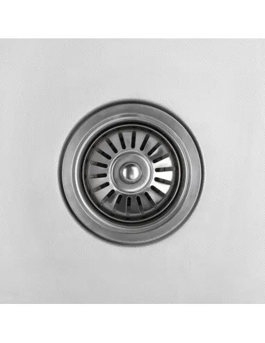 Мийка прямокутна для кухні Zerix Z7848D-08-180MD Double Micro Decor 780x480x180 мм з нержавіючої сталі, з двома чашами