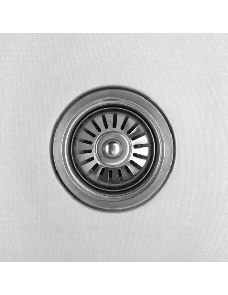 Мойка для кухни прямоугольная Zerix Z7848D-08-180MD Double Micro Decor 780x480x180 мм из нержавеющей стали, с двумя чашами