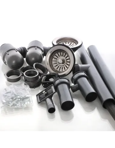 Мойка для кухни прямоугольная Zerix Z7848D-08-180MD Double Micro Decor 780x480x180 мм из нержавеющей стали, с двумя чашами