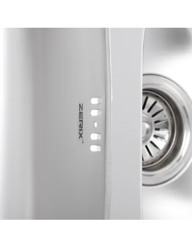 Мийка прямокутна для кухні Zerix Z7850A-08-180MD Armonia Micro Decor 780x500x180 мм з нержавіючої сталі, з двома чашами