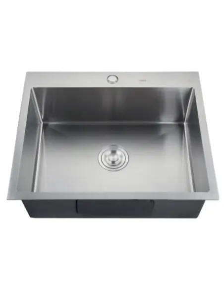 Мойка для кухни прямоугольная Zerix ZH6050-215.SUS304/0.8 600x500x215 мм из нержавеющей стали