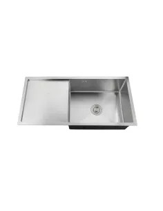 Мойка для кухни прямоугольная Zerix ZH7844S-215/1.0 Satin 780x440x215 мм из нержавеющей стали