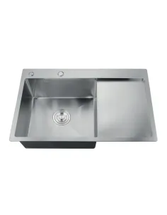 Мойка для кухни прямоугольная Zerix ZH7849L-215.SUS304/0.8 780x490x215 мм из нержавеющей стали