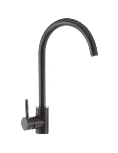 Мойка для кухни прямоугольная Mixxus SET-6045-200x1.0-PVD 600x450x200 мм из нержавеющей стали, смеситель и диспенсер в комплекте