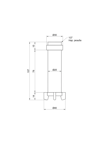Многоразовый картридж Icma 752 SD00010284 0,5 х 0,75 дюйма, сетчатый