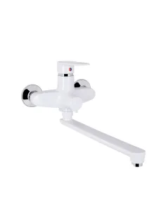 Смеситель для ванны Brinex 35W 005 белый, пластик