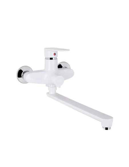 Смеситель для ванны Brinex 35W 005 белый, пластик