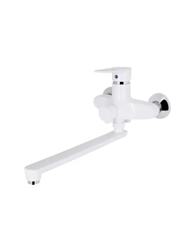 Змішувач для ванни Brinex 35W 005 білий, пластик