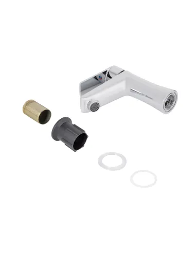 Змішувач для умивальника Brinex 35С 001 хром, пластик