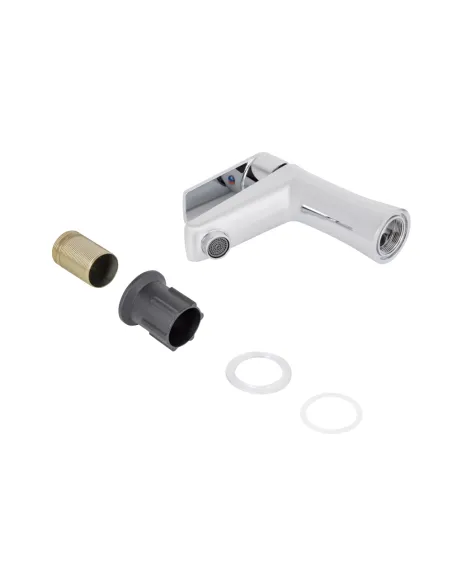 Смеситель для умывальника Brinex 35С 001 хром, пластик