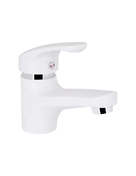 Змішувач для умивальника Brinex 36W 001 білий, пластик