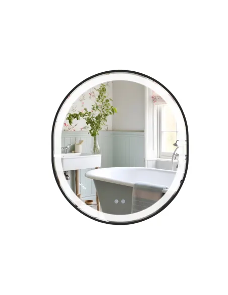 Дзеркало для ванної кімнати Q-Tap Gemini Reverse QT2578R8072B, з LED-підсвічуванням, з антизапітнінням