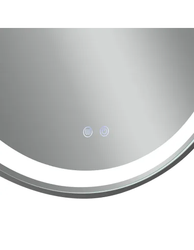 Дзеркало для ванної кімнати Q-Tap Gemini Reverse QT2578R8072B, з LED-підсвічуванням, з антизапітнінням