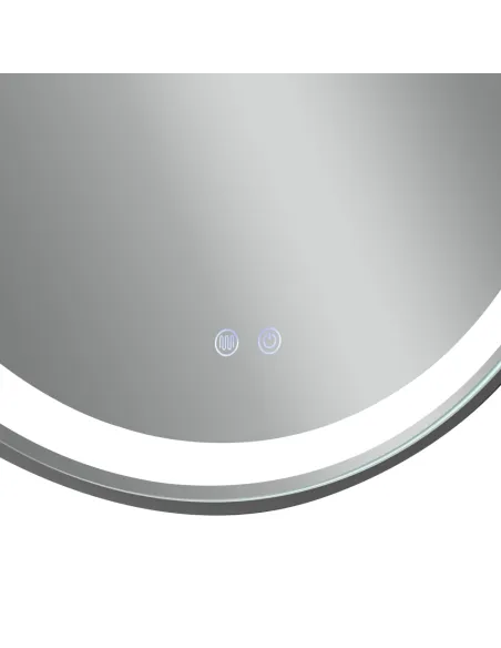 Дзеркало для ванної кімнати Q-Tap Gemini Reverse QT2578R8072B, з LED-підсвічуванням, з антизапітнінням