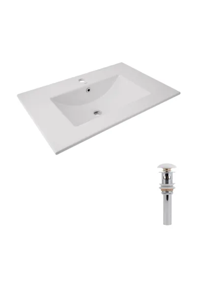 Керамическая раковина Q-Тap Albatross SD00054598 White, 720x460x180 мм