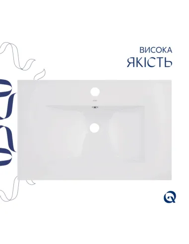 Керамическая раковина Q-Тap Albatross SD00054598 White, 720x460x180 мм