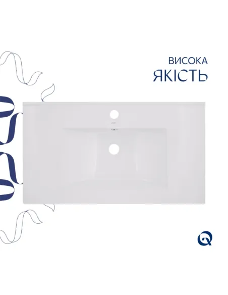 Керамічна раковина Q-Тap Albatross SD00054599 White, 820x460x180 мм