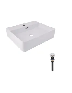 Керамическая раковина Q-Тap Nando LT SD00053447 White, 500х420х130 мм подвесная