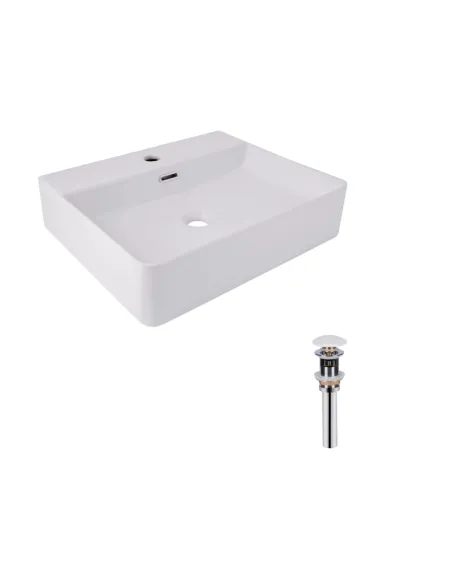 Керамічна раковина Q-Тap Nando LT SD00053447 White, 500х420х130 мм підвісна