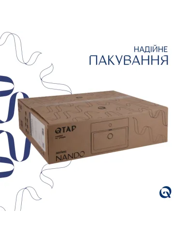 Керамическая раковина Q-Тap Nando LT SD00053447 White, 500х420х130 мм подвесная