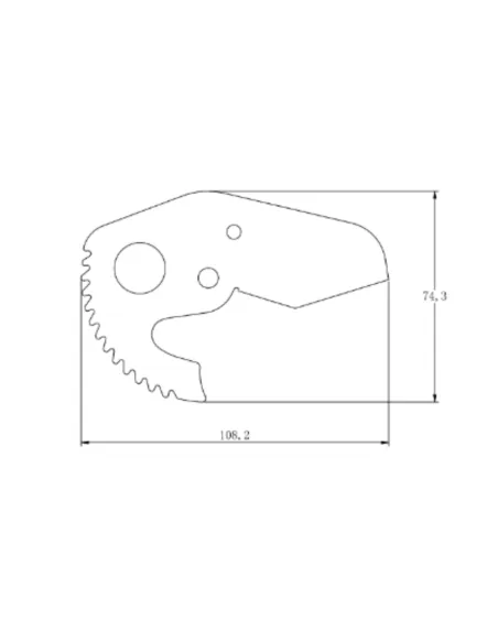 Лезвие для ножниц Thermo Alliance PRO-001 SD00054485, 20 - 40 мм