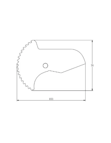 Лезвие для ножниц Thermo Alliance STD-002 SD00054487, 20 - 40 мм