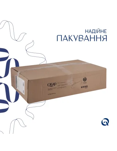Накладная раковина Q-Тap Dove SD00053433 White, 635x420x150 мм, овальная с донным клапаном