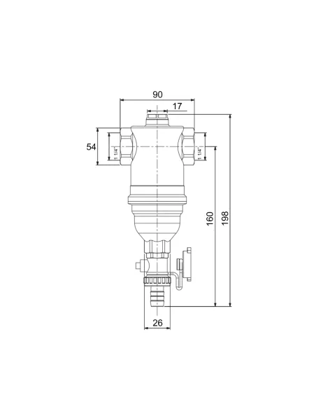 Самопромивний фільтр Icma 746 SD00029184 1,25 дюйми з магнітом