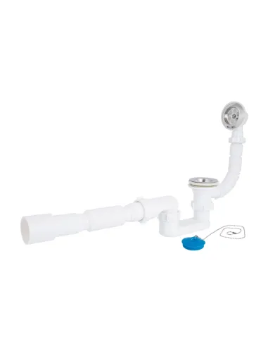 Сифон для ванни Lidz LSW05 з переливом, 70 мм.