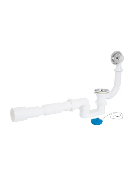 Сифон для ванни Lidz LSW05 з переливом, 70 мм.