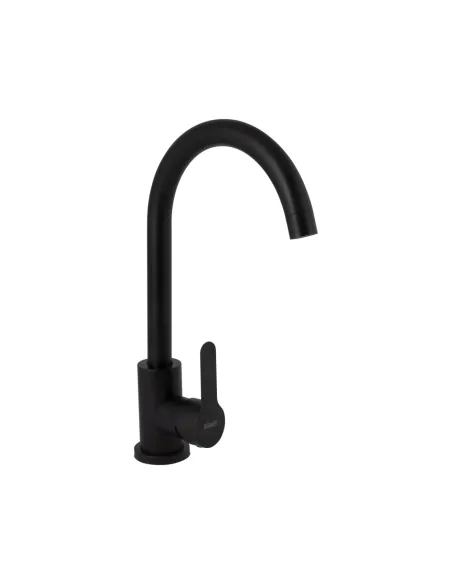 Смеситель для кухни Brinex Pure 015F BRIPUR015FBLM Black Matt черный