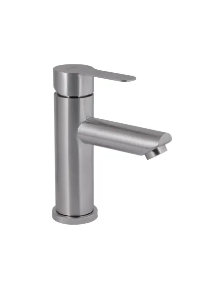 Змішувач для умивальника Brinex Pure 001F Nickel BRIPUR001FNKL